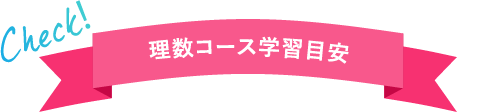 理数コース学習目安