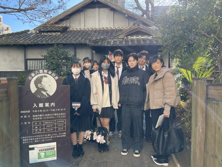 英語の探究授業で見学旅行【熊本】