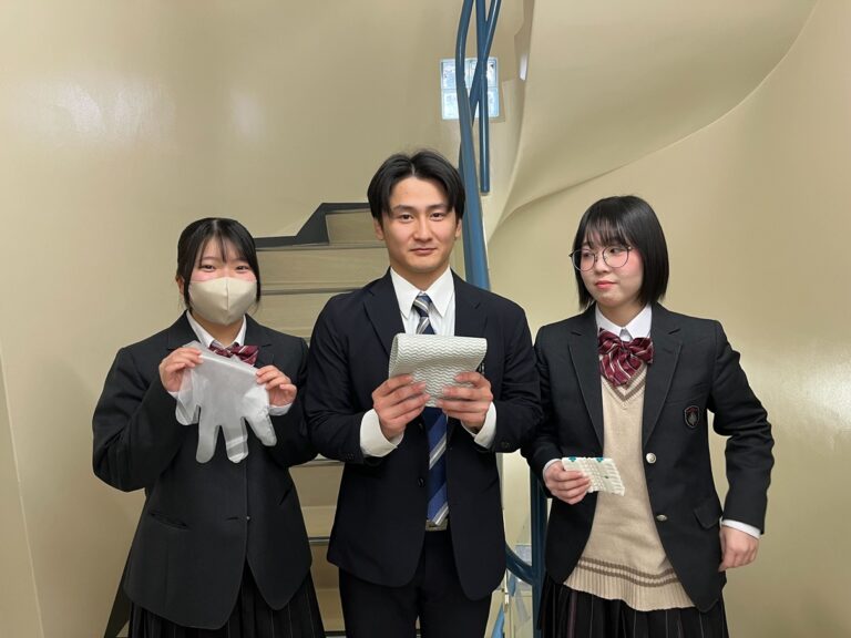 月に１度の校内一斉清掃日【熊本】
