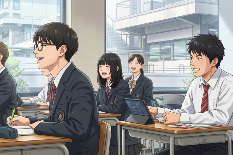 【熊本】通学コースのイメージをイラストで表現