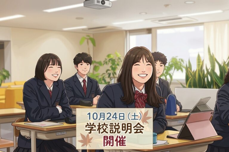 【熊本】10月24日、中学生対象の学校説明会